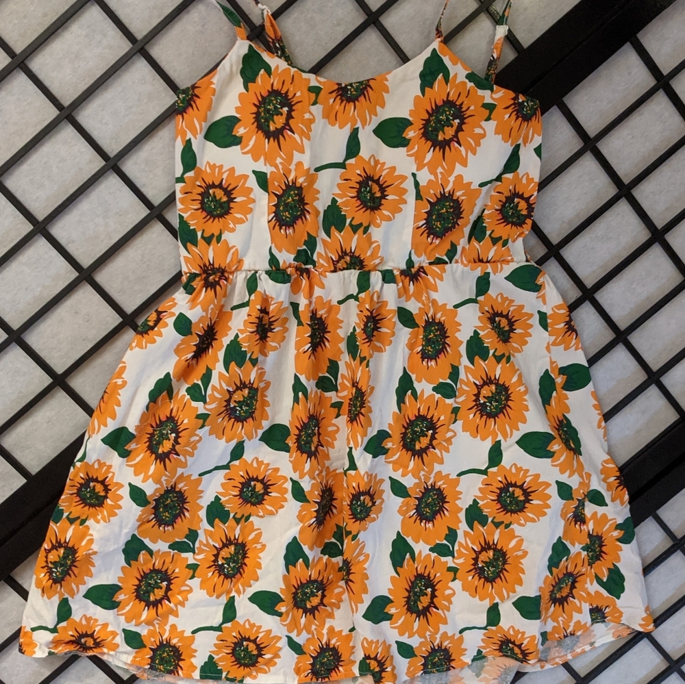 Shein Sunflower dress